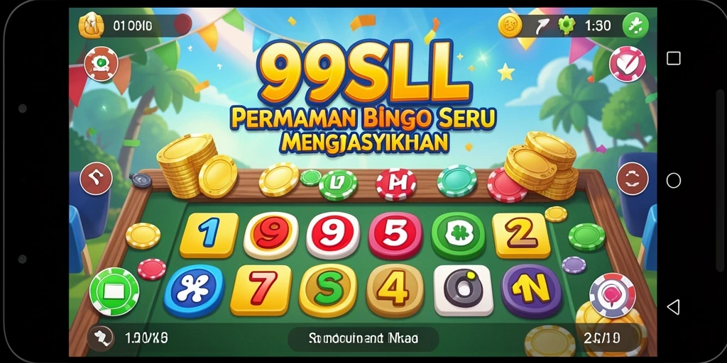 Gameplay seru Bingo di aplikasi 99SLL.