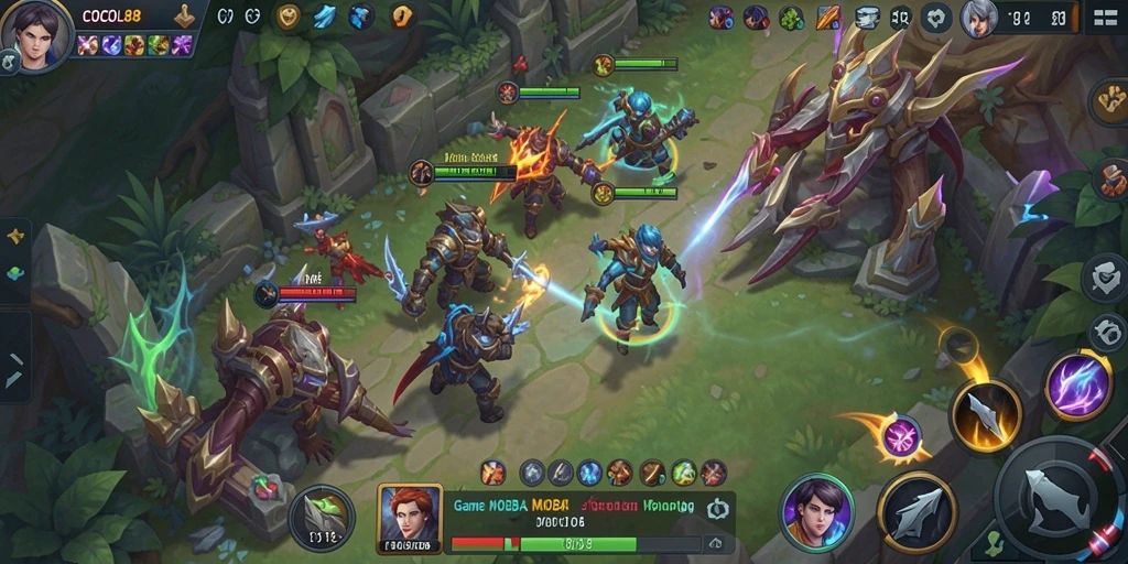 Tampilan menarik dan intens dari gameplay COCOL88 yang seru.