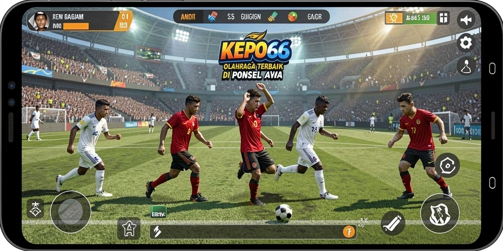 Tampilan gameplay seru dalam KEPO66 dengan berbagai pilihan olahraga.