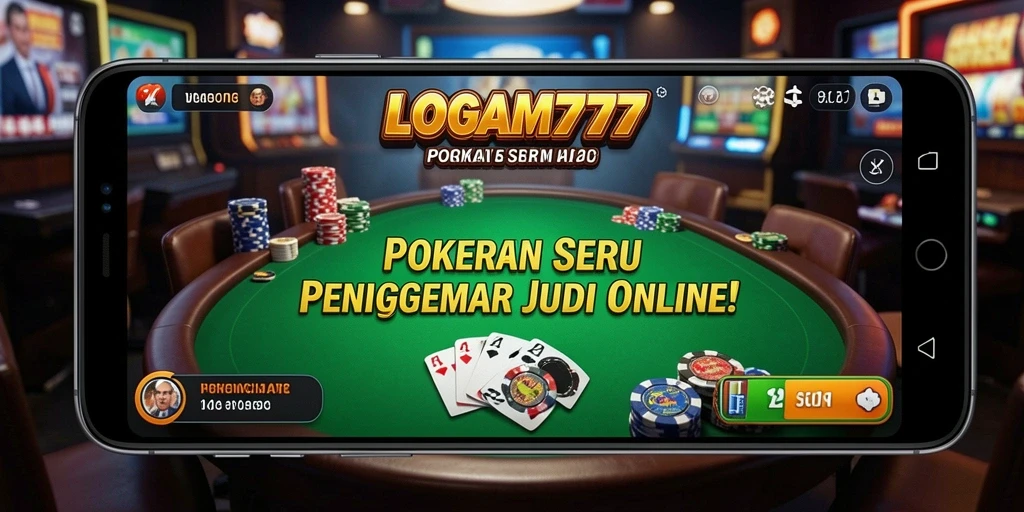 Menampilkan gameplay Poker yang seru dan interaktif di LOGAM777.