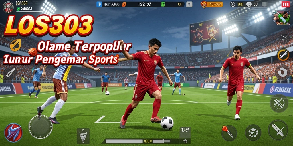Screenshot gameplay LOS303 yang menunjukkan aksi olahraga yang seru.