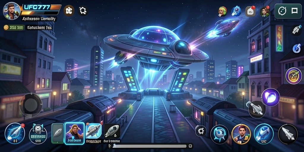 Tampilan antarmuka pengguna UFO777 yang intuitif dan fungsional.