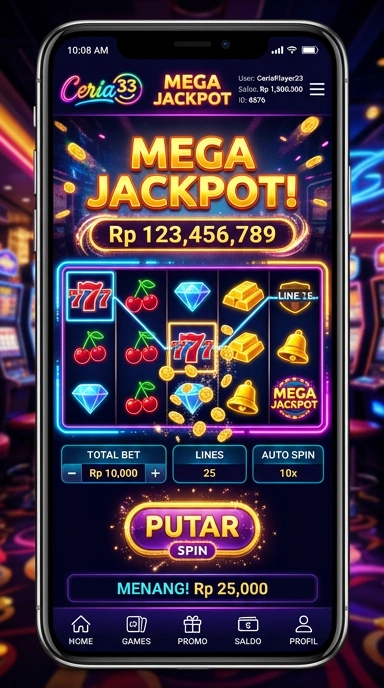 Keamanan aplikasi terjamin di ceria33.